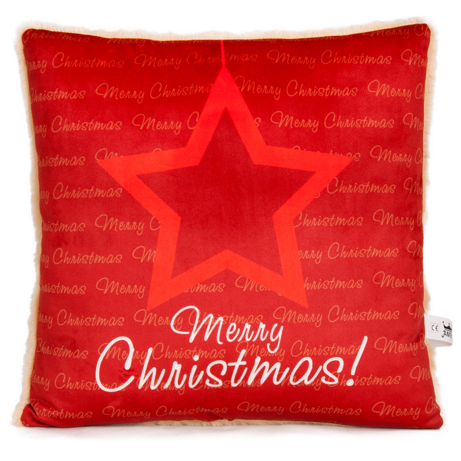 Коледна възглавница 'Merry Chrismas!' 34х34 см