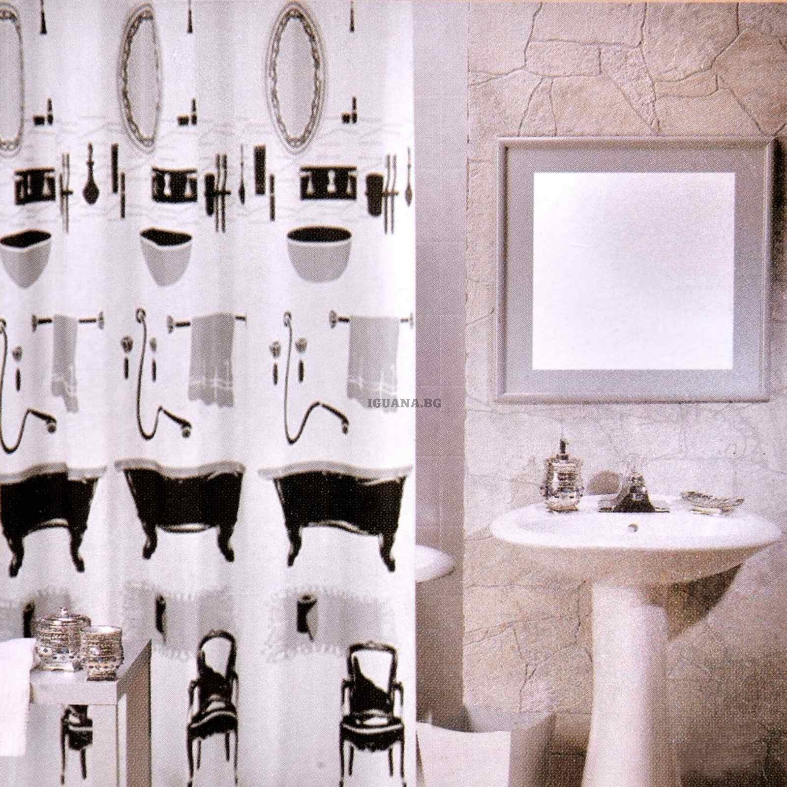 Завеса за баня, вана, 180х180см