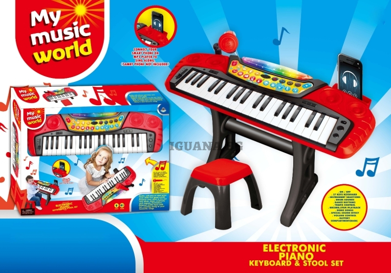 Електрическо Пиано със стол 37 клавиша