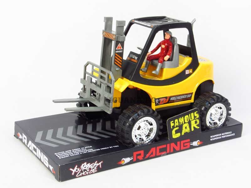 Мотокар с фигурка, инерционен