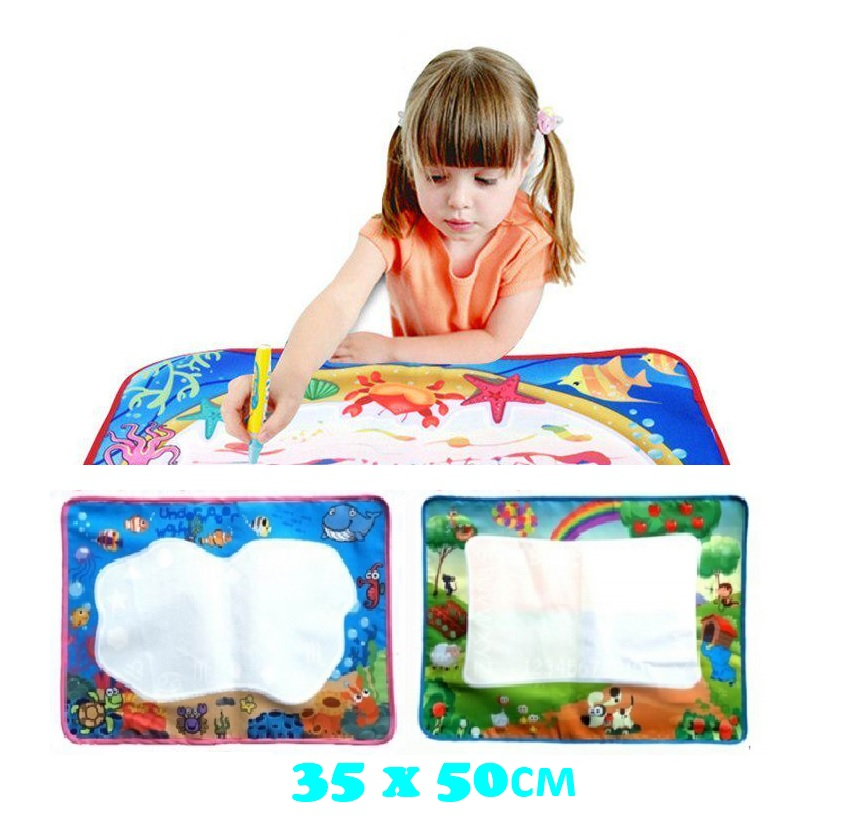 Магическо килимче за рисуване с вода 35х50см