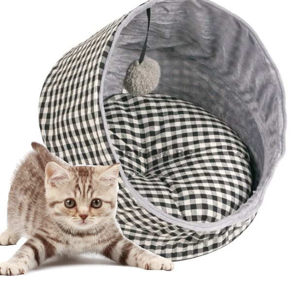 Котешко креватче с висяща играчка