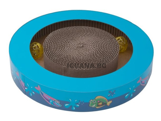 Кръгла играчка за коте с топчета