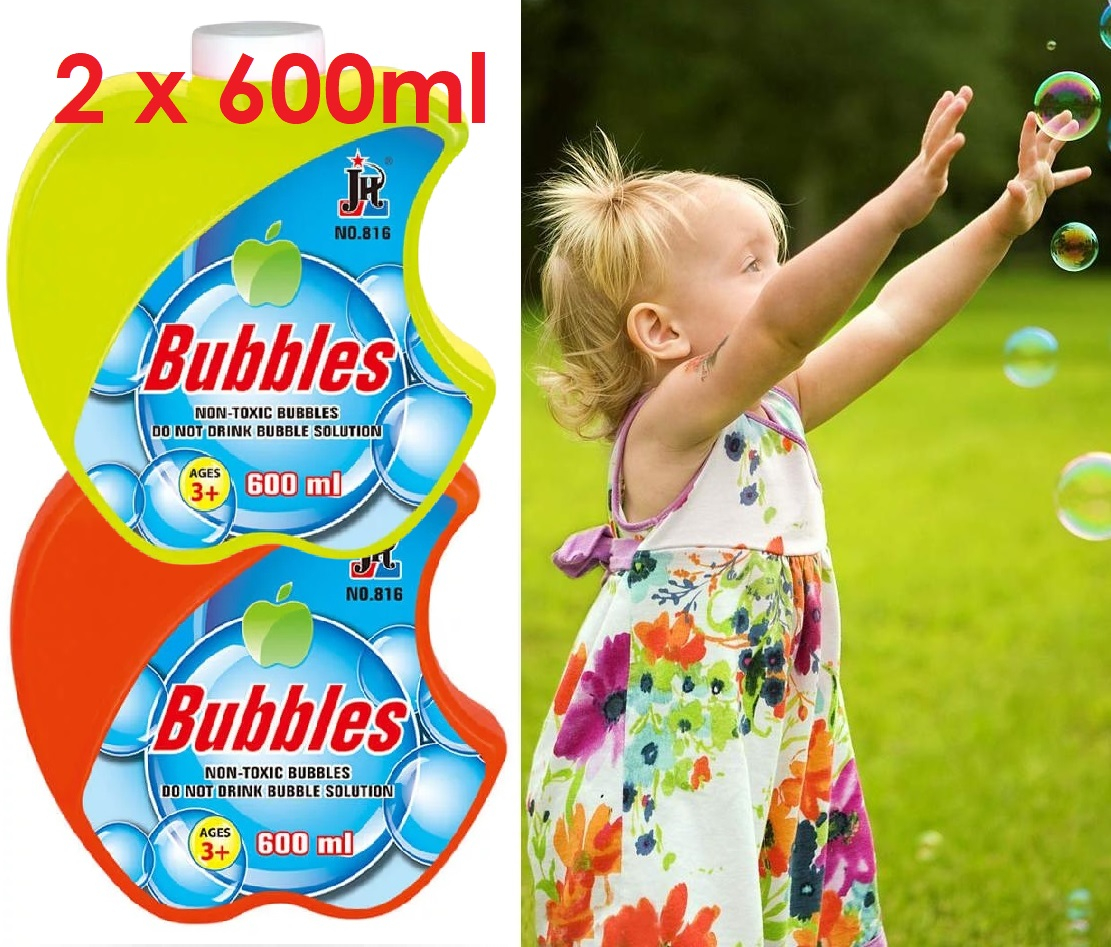 Течност за сапунени балони 2х600мл