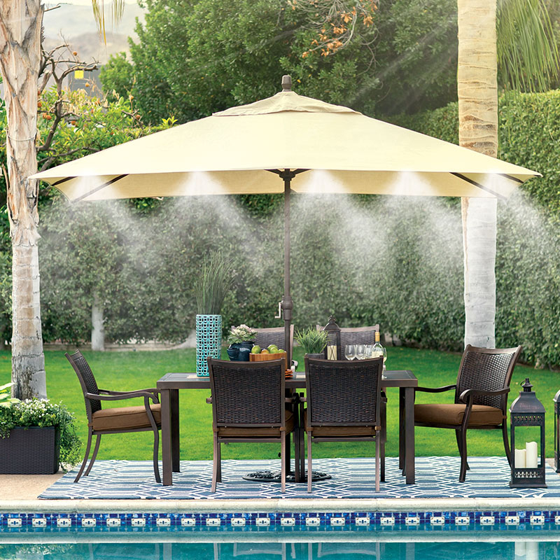 Система за охлаждане с водна мъгла с МЕСИНГОВИ дюзи - системи за мъглуване