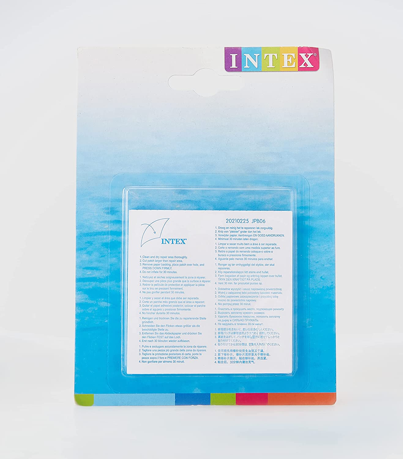 Лепенки за поправка на надуваеми изделия - басейни, матраци, кресла INTEX, 6бр. в комплект