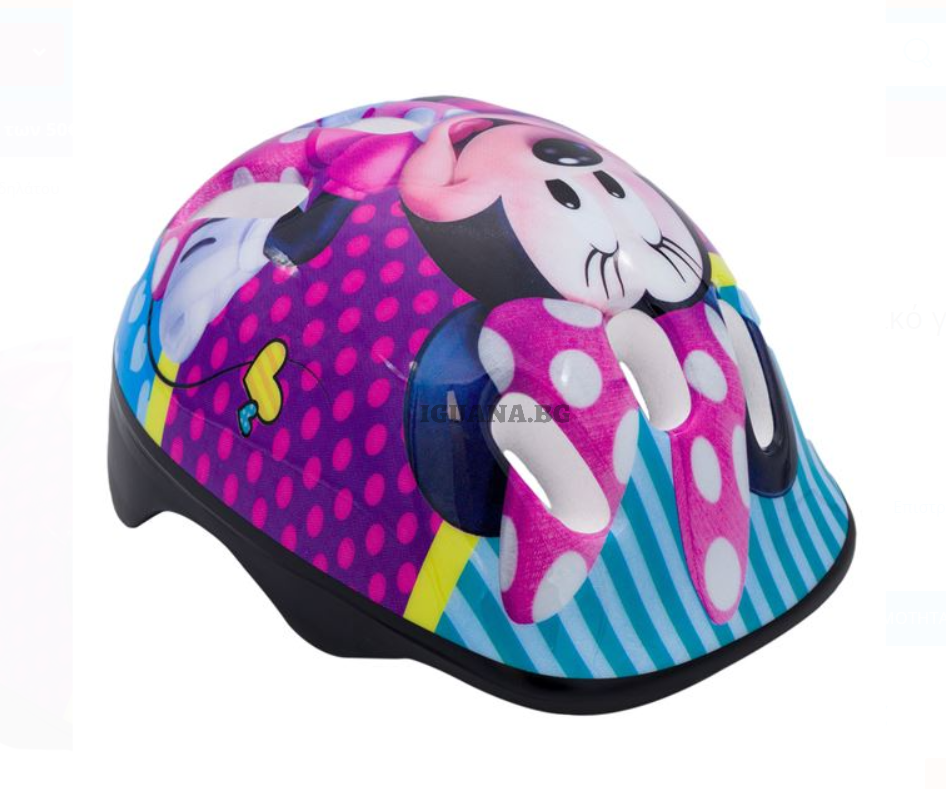 Детска каска за велосипед Мини Маус Minnie Mouse