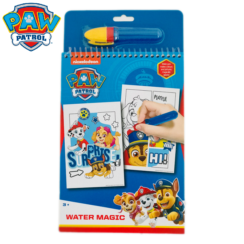 Книжка за оцветяване с вода Paw Patrol - магическа водна книжка Пес Патрул