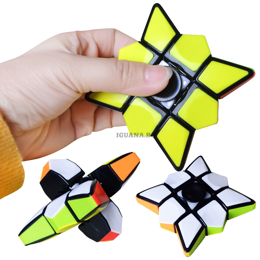 Rubik Fingertip Magic Cube Spinner, Магически Рубик Куб, Спинър, Fidget toys