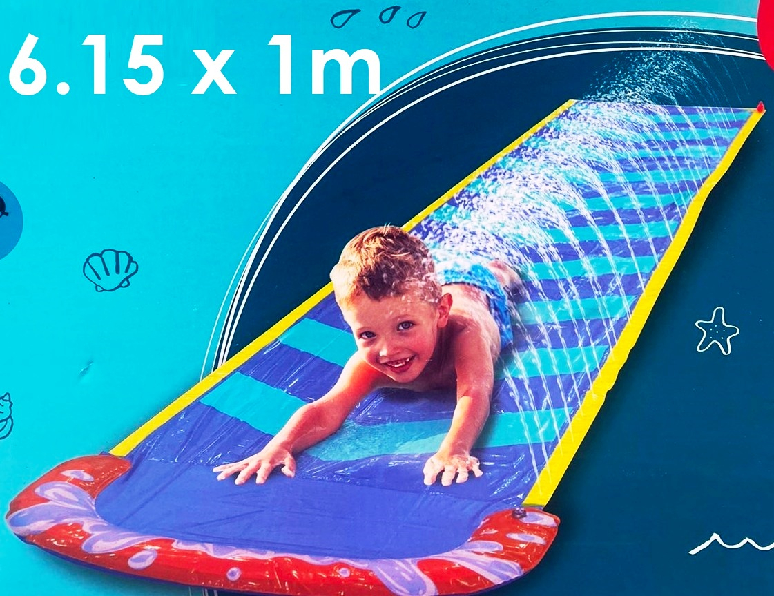 Пръскаща водна пързалка 6.15 х 1м IGUANA.BG