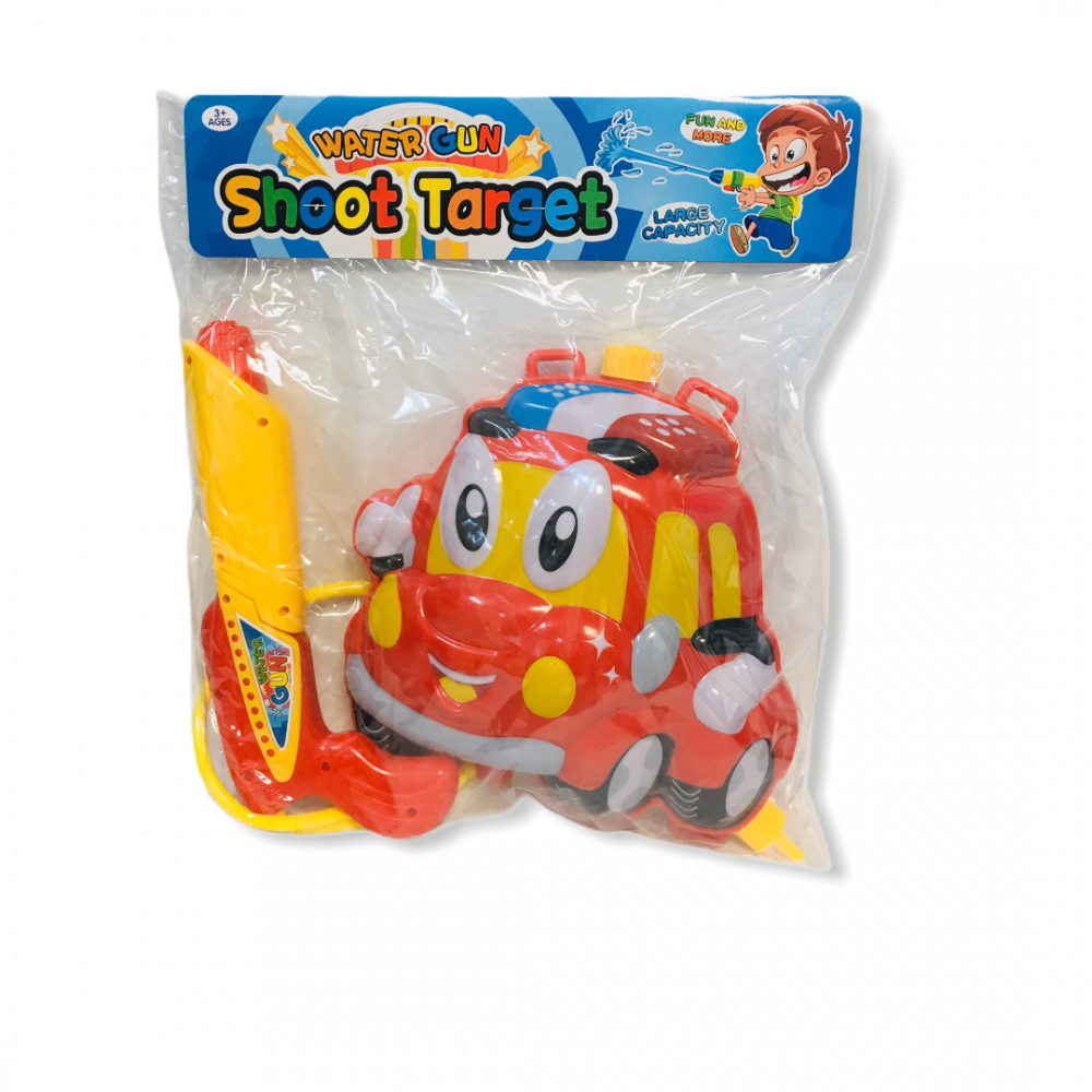 Воден пистолет с раница-резервоар 2в1 Количка в два цвята | Iguana.bg