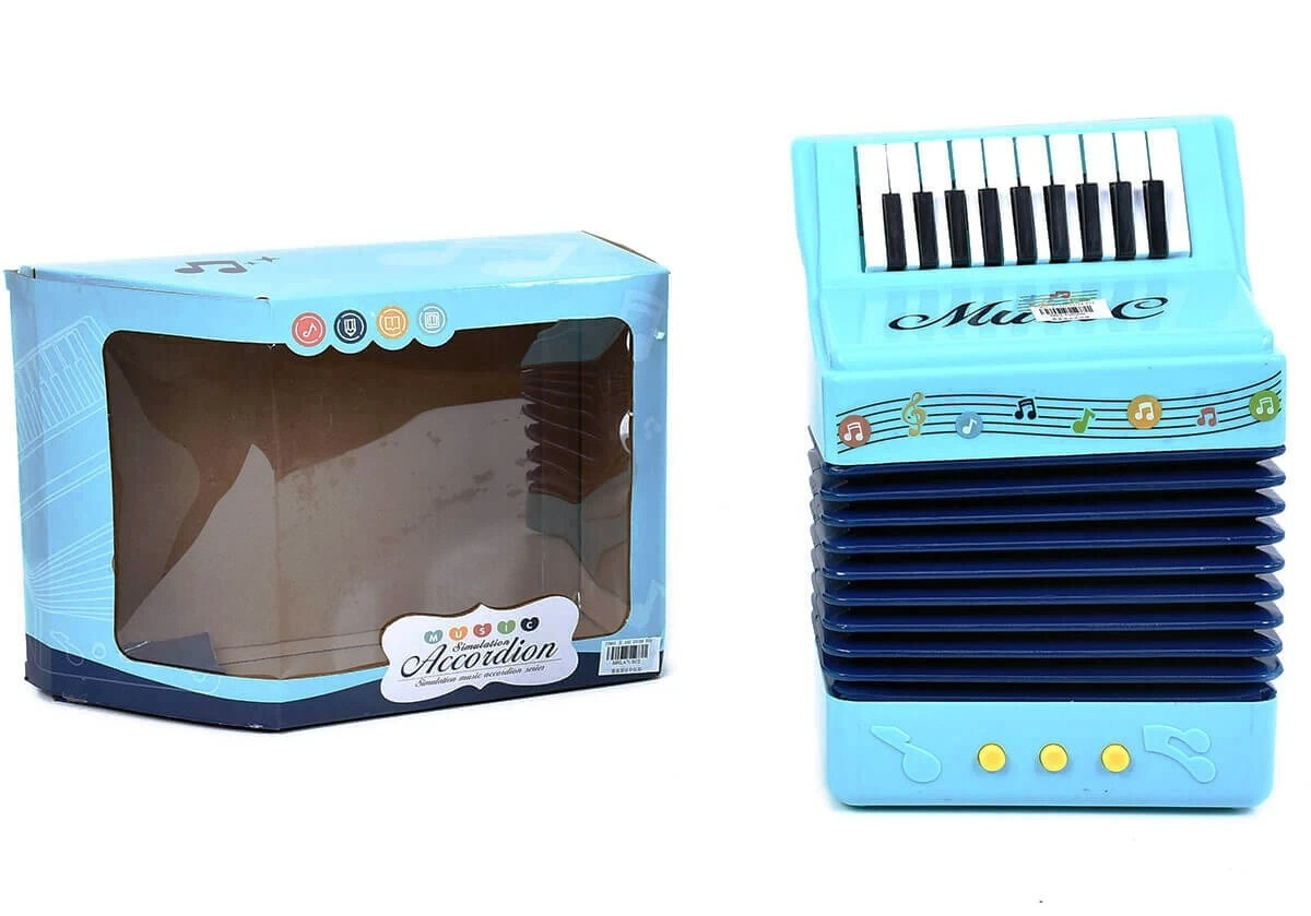 Голям акордеон - пиано 2в1 с вградени мелодии на батерии 1956837
