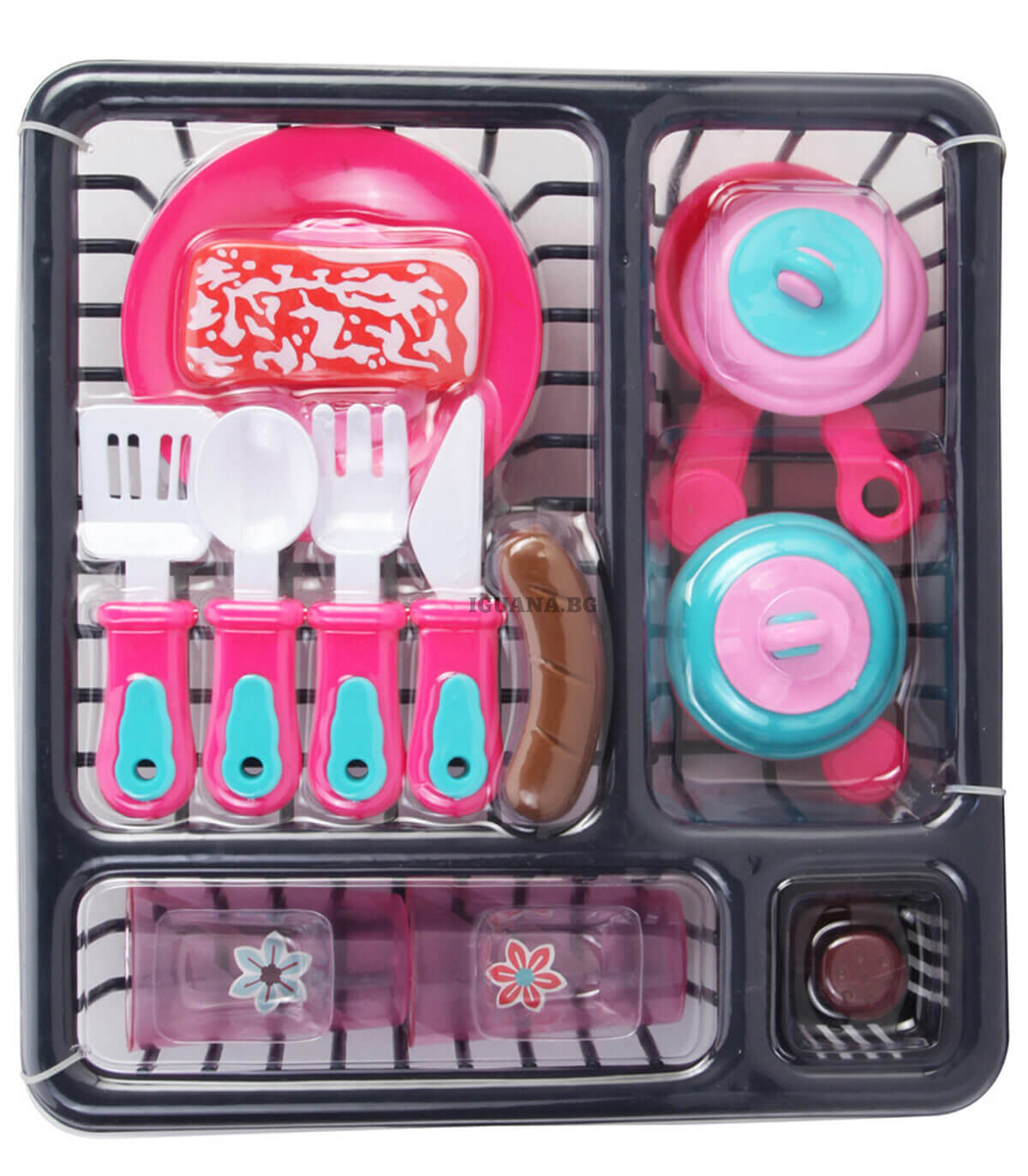 Детски сушилник с кухненски прибори