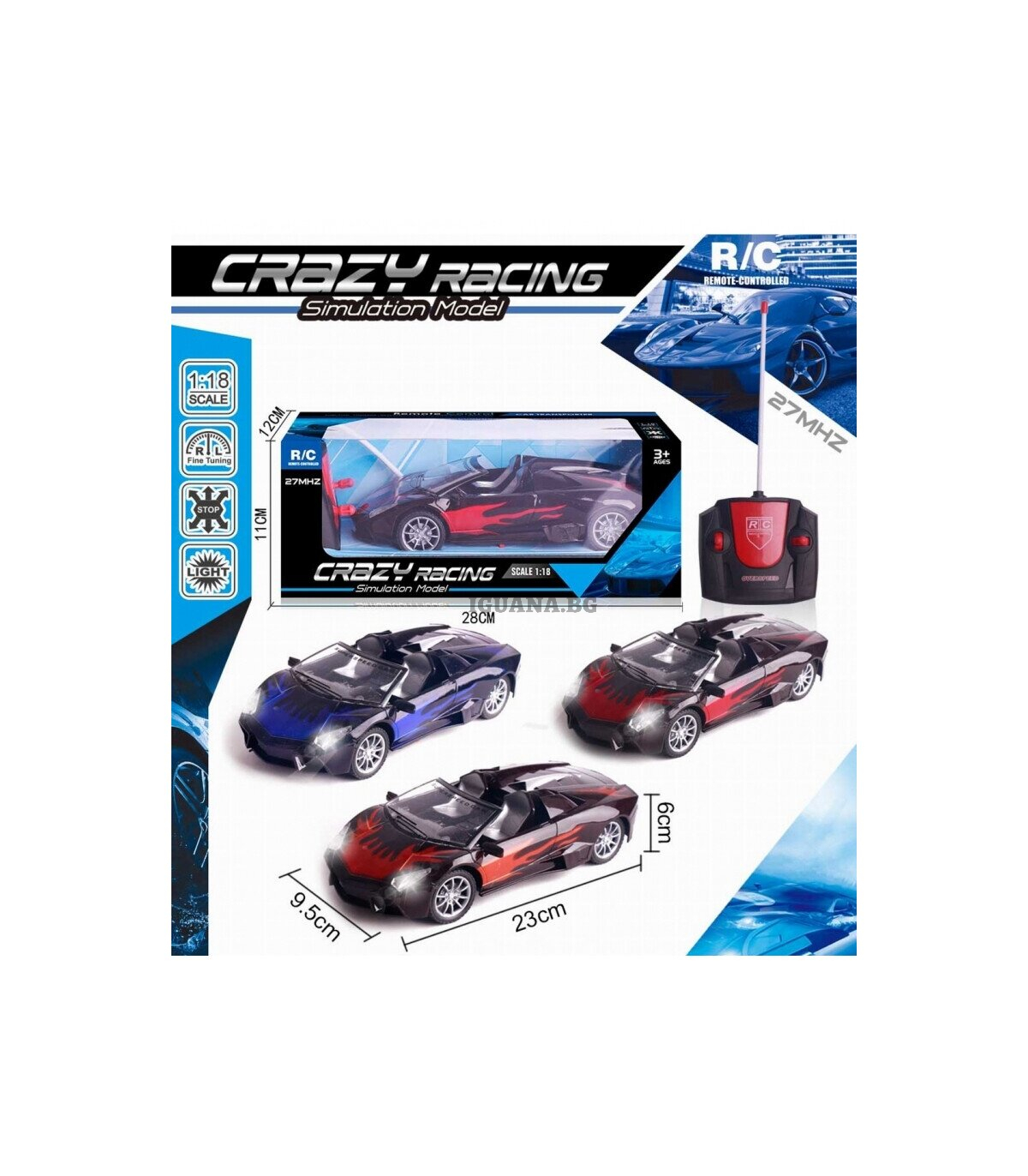 Детска Кола Кабрио с Дистанционно управление