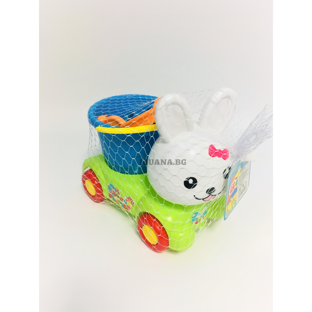 Детски Плажен Комплект Лопатки - Зайче