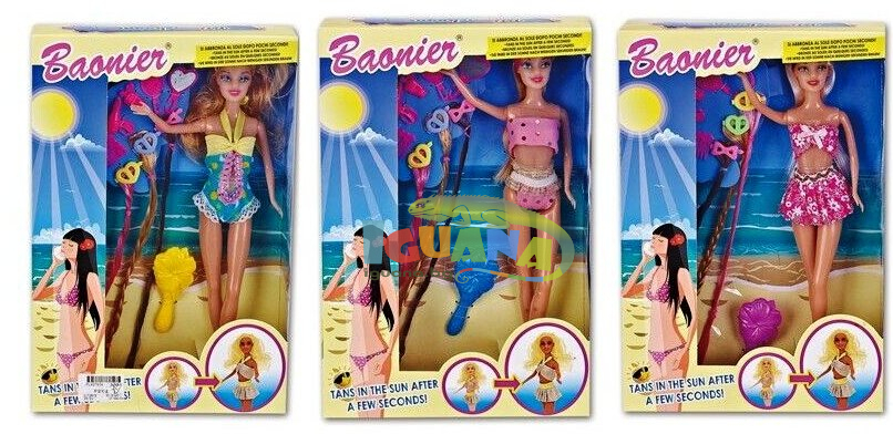 Кукла със Сменящ се тен и Плитки