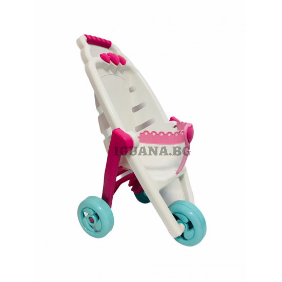 Детска Количка за Кукла Бебе Триколка