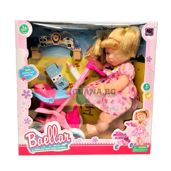 Кукла с Количка и Бебе