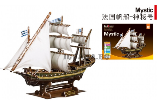 3D Пъзел Кораб 129 части