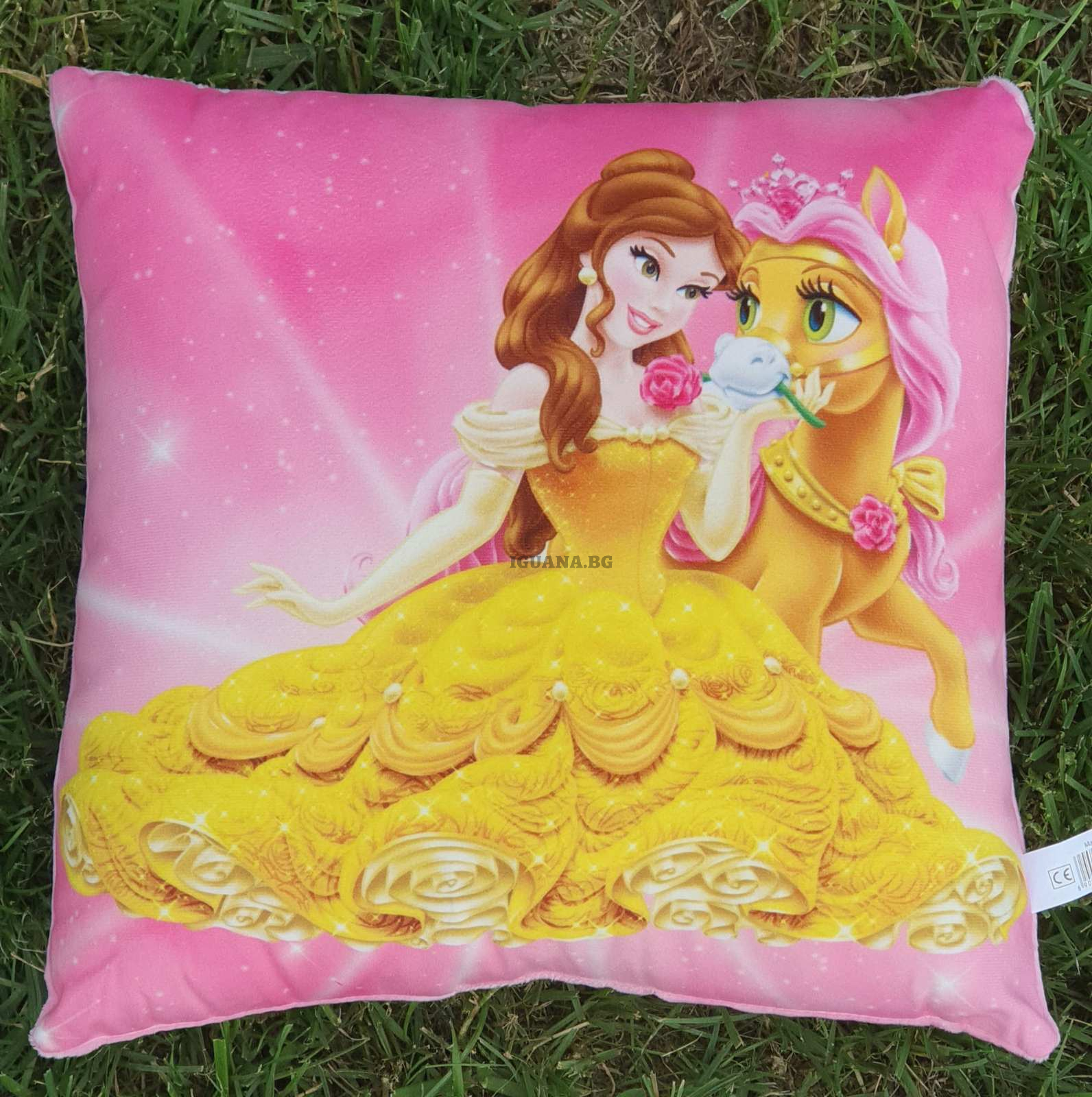 Детска декоративна възглавничка ПРИНЦЕСА 30х30см