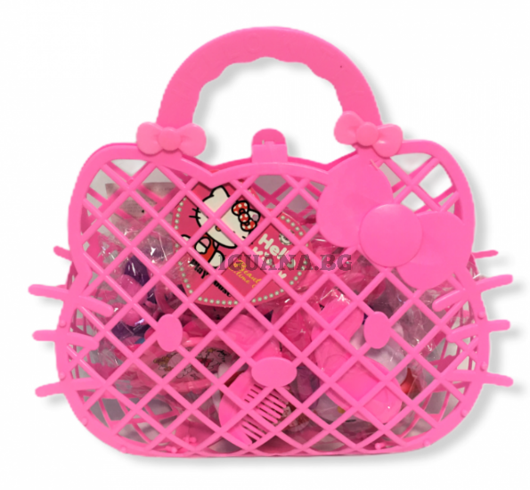 Детски Комплект Коте Кошница с Телефон и 12 аксесоара