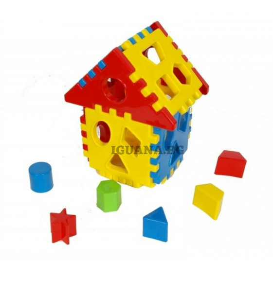Детска Опознавателна , Сглобяема Къщичка с Фигури / Сортер