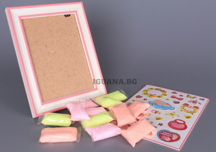 Комплект за Бебе Отпечатък на Ръчички / Крачета с Рамка