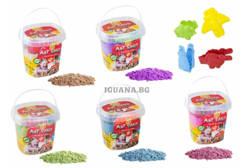 Детски Цветен / Кинетичен Пясък , 500гр. , 5 цвята