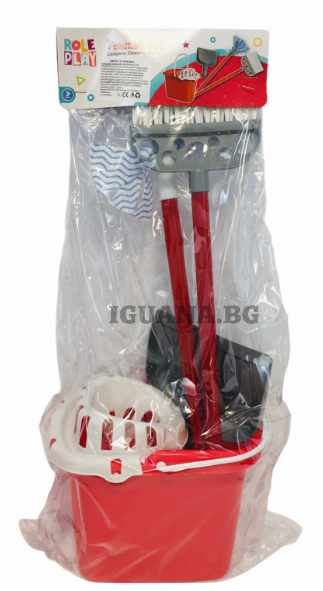 Комплект за Почистване Метла,Парцал