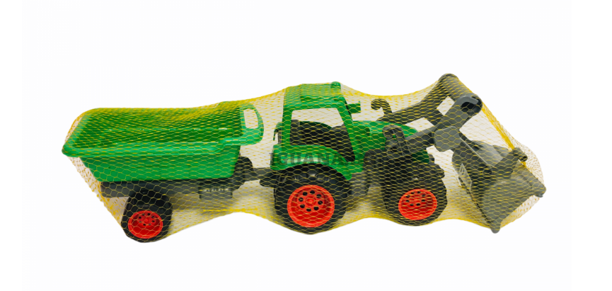 Детски Трактор с Ремарке и Гребло