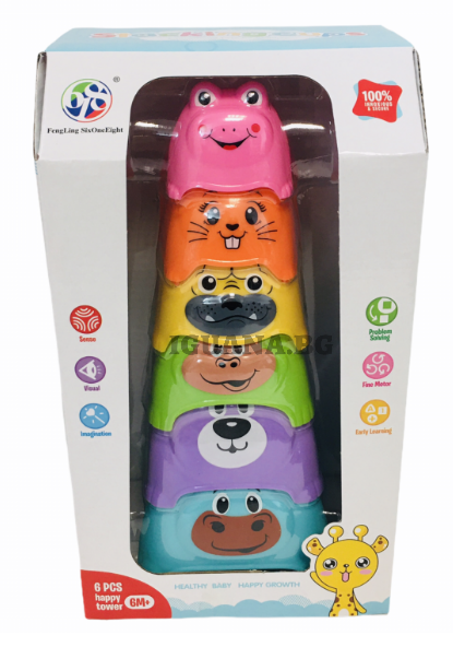 Детски Чашки за Редене / Цветни