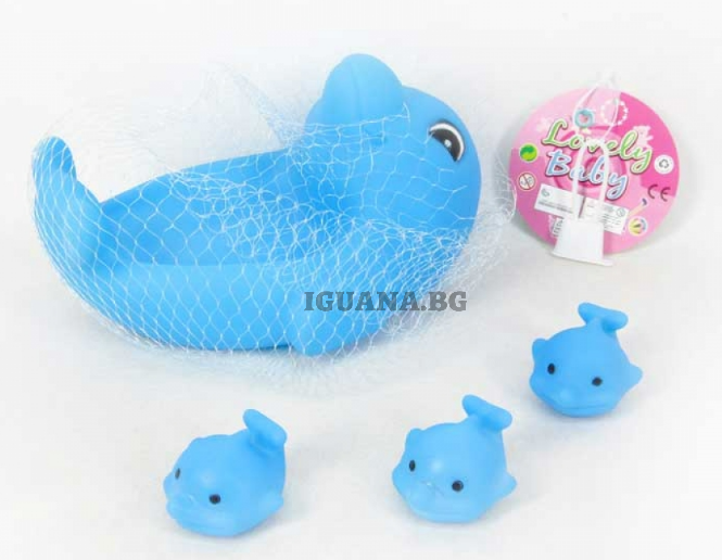 Бебешки / Детски Гумени Дилфинчета за Баня