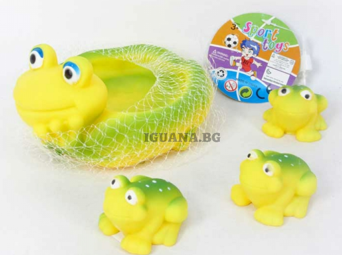 Бебешки / Детски Гумени Жабчета за Баня