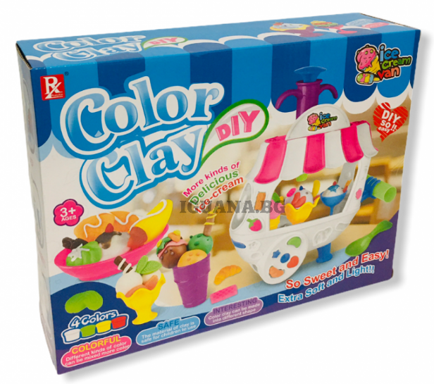Детски Комплект за Моделиране / Каравана за сладолед