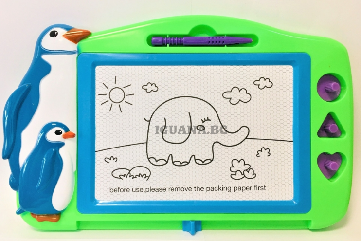 Класическа Магическа Дъска за Рисуване ПИНГВИН