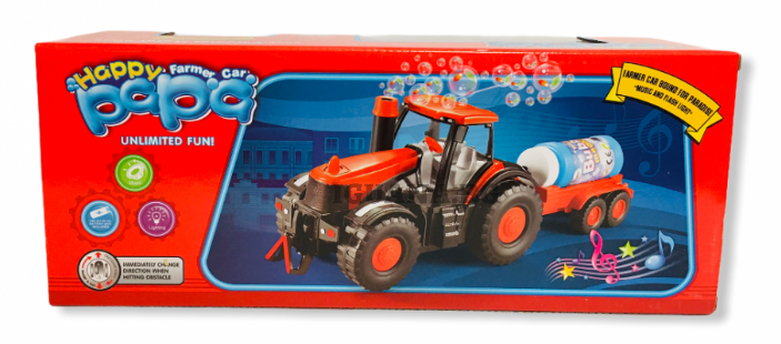 Трактор със Сапунени Балончета / Звук/Движение/Светлини