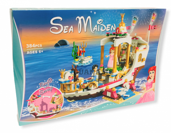 Детски Конструктор Кораб с Фигурки 384 части