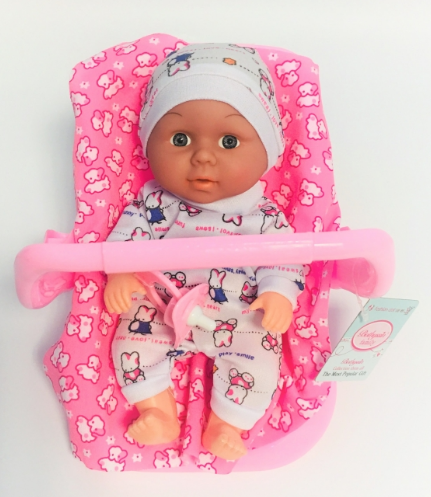 Кукла Бебе в кошче с дръжка
