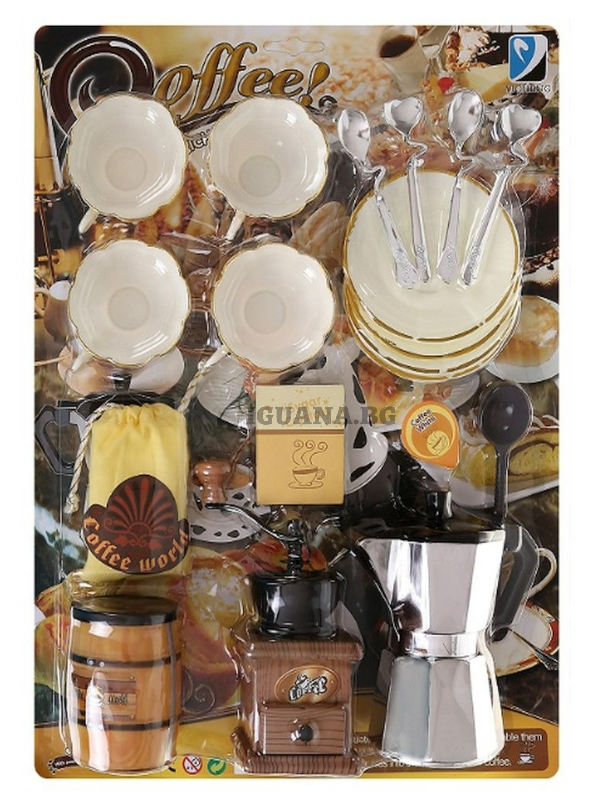 Комплект за КАФЕ с мелничка и аксесоари