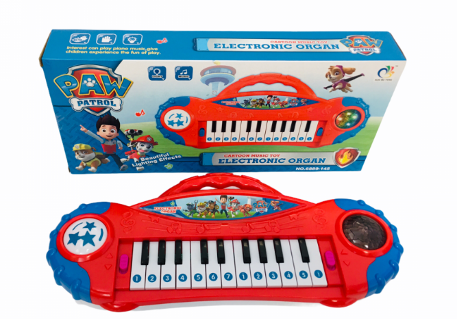 Детска Йоника / Пиано с Кученца 35.50 x 5.50 x 16.50