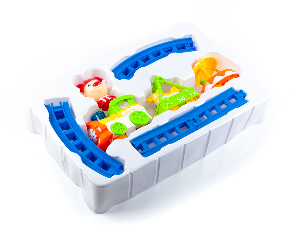 Детски Цирков Влак с Движение, Звук и Светлини