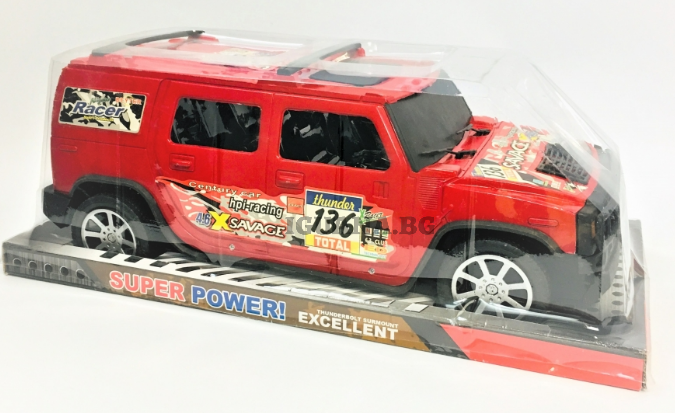 Детски Джип Инерционен , 3 цвята