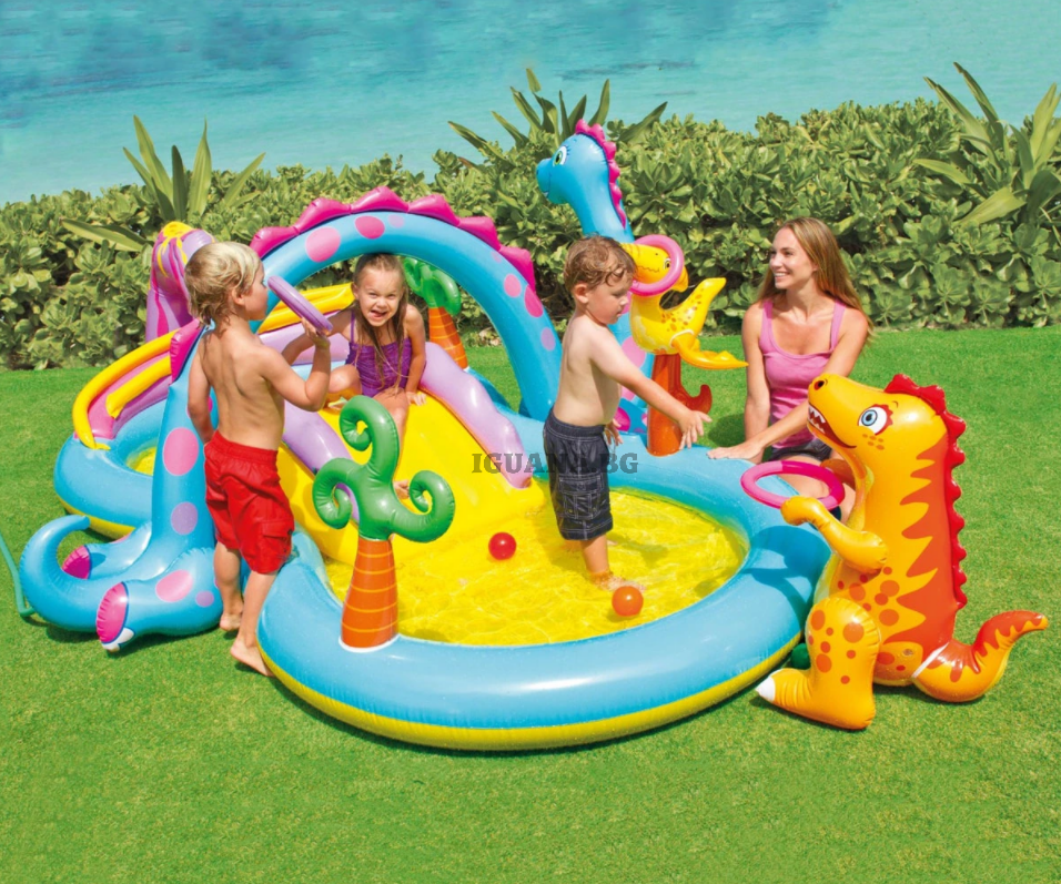 Детски басейн / център за игра Intex Dinoland