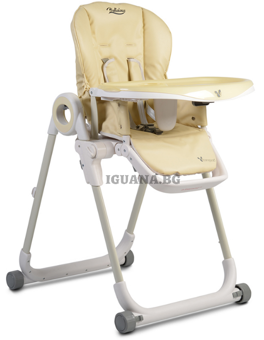 Детски/Бебешки Стол за Хранене DELICIOUS БЕЖОВ