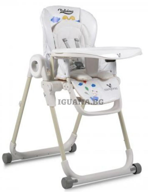Детски/Бебешки Стол за Хранене DELICIOUS С ДОПЪЛНИТЕЛНА ПОДЛОЖКА