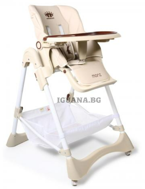 Детски/Бебешки Стол за Хранене CHOCOLATE БЕЖОВ