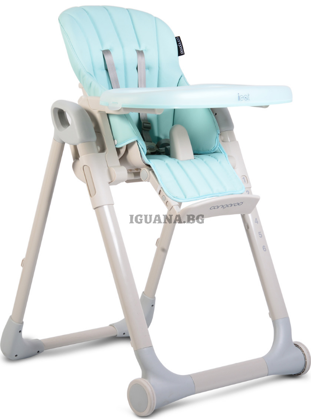 Детски/Бебешки Стол за Хранене I EAT СВЕТЛО СИН