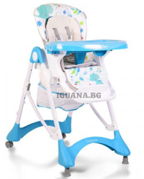 Детски/Бебешки Стол за Хранене MINT СИН