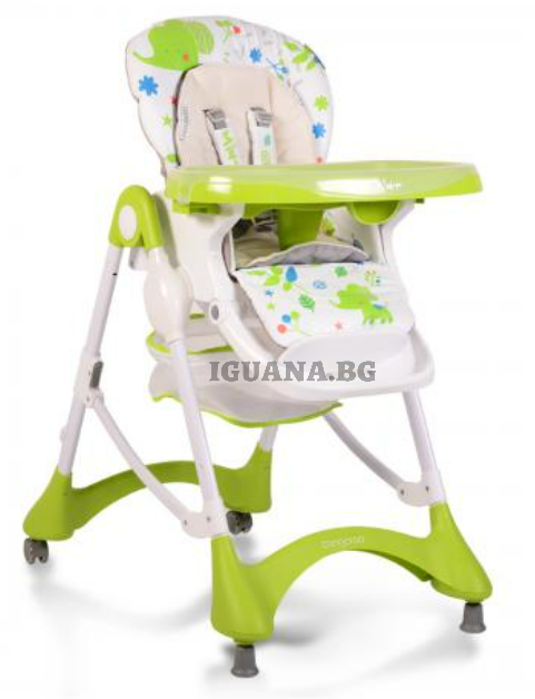 Детски/Бебешки Стол за Хранене MINT ЗЕЛЕН