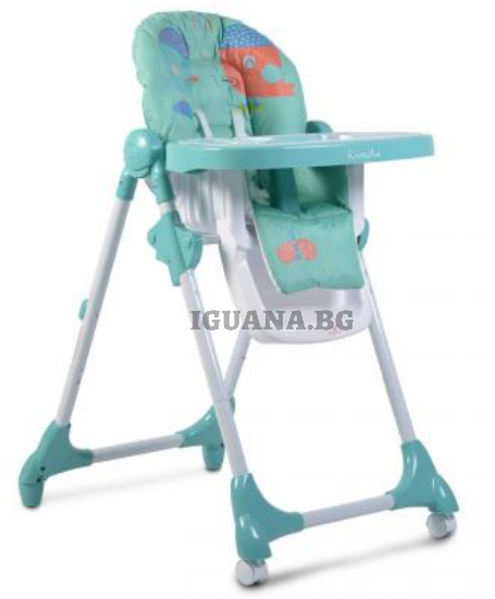 Детски/Бебешки Стол за Хранене KIMCHI ТЮРКОАЗ